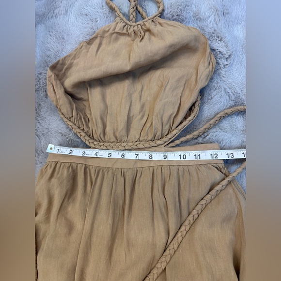 ALICE + OLIVIA Faith open-back woven midi dress 4 - Picture 7 of 7